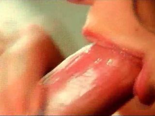 Dick sucking German hoe jizz shot on her twat