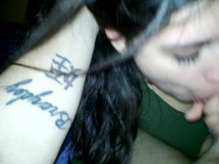 Chubby Asian takes a shower