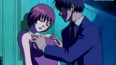 Hentai girl squirting in the locker room