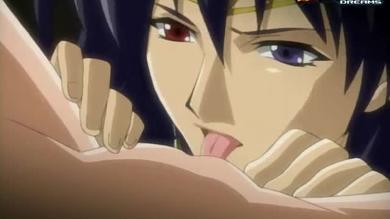 Squirting hentai chick in a mansion