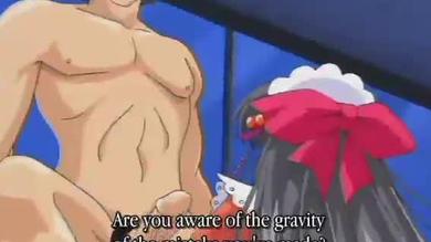 Naughty Hentai chicks get their holes stretched by a meaty dick