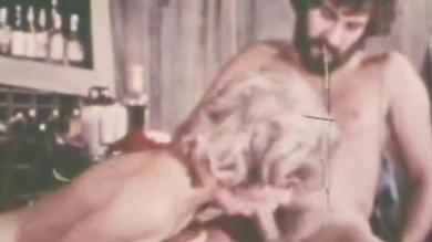 Vintage Cuties presents sex in a bar between two strangers