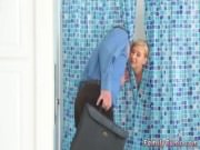 alone with a hot milf