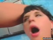 Sexy girlfriend gives hot blowjob to her boyfriend