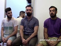 Hairy Amateur Threesome