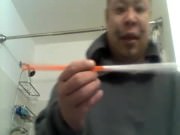 Prostate massage and cumshot