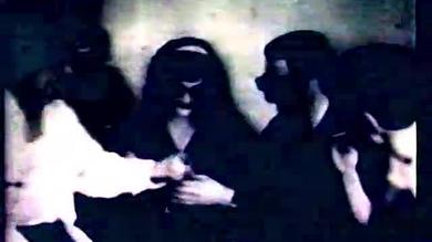 Vintage porn of horny swingers fucking hard in Orgy