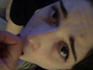 french slut plays with toys on cam