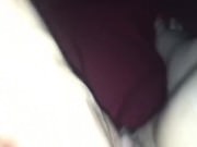 wanking long cock and cummming
