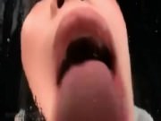 Smoking hot blonde in sexy action