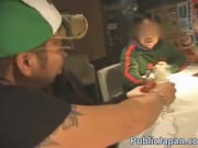 Black slut Lala X rides some fat cock