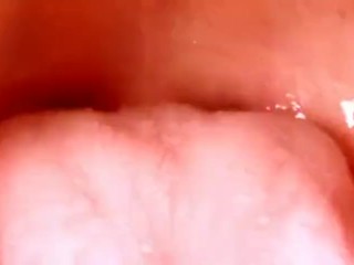 me eating cum