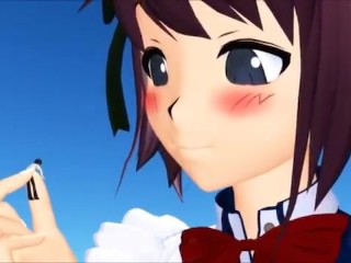 Two black dudes fucking a sexy white bimbo