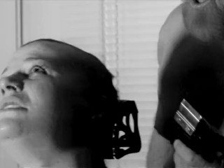 Lesbian couple tries different toys