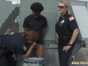 Lusty blond deep throats a huge cock and loves it
