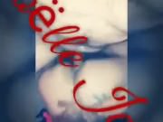 Woken with cum on my tits