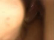 Hot MILF in mask and pink lingerie gets fucked and takes cumshot to the face