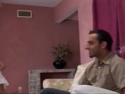 Fucking in lacy lingerie and sheer nude stockings