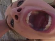 Sexy blonde lesbian babes have some hot fun by the pool