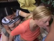 Hot married blonde with nice tight ass gets her pussy licked and fucked