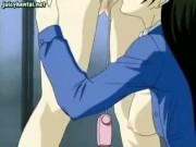 Black chick in heels with juicy ass and tits sucks and takes cock 