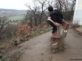 Tranny deep throat big white cock on the bed 