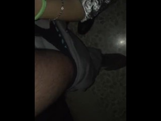 Petite dominican girl Cristal gets fucked on the sofa 