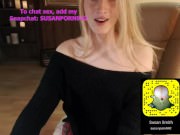 Brutal Blonde Throatfuck.