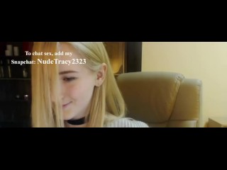 Hot Blonde Got A Facial Cum