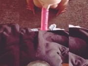 Hot Blonde Suck Huge Cock Deep In Her Throat2