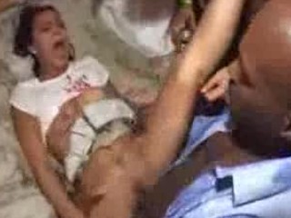 Hot TS bangs titty girl