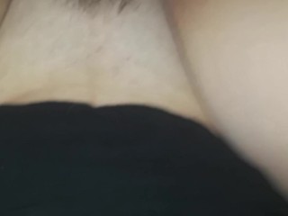 Petite shemale Renatinha sucking a hard cock