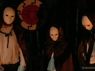 Fake Tit Whore Muriel: Interracial Gangbang