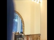 Japanese old man masturbation erect penis semen flows
