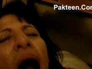 Big tits Asian babe toy inserting