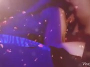 Beautiful Latina sucking