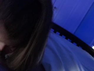 Horny asian dude on milk enema and bareback