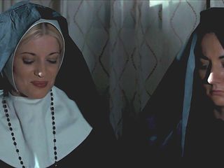 Sexy lesbian nun fingers