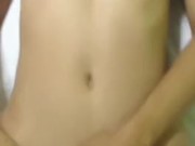 Two busty chicks play with huge dildos on the stage