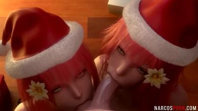 Raw 3D sex and blowjob compilation for fans