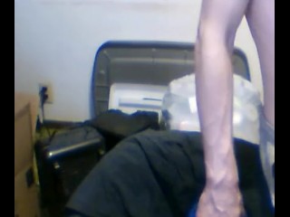 Good slave bitch sucks cock