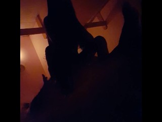 Literally playing with cock 	 then cumshot!