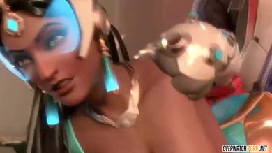 Big tits and big ass Overwatch heroes fucked doggystyle