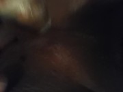 She lets him into her nasty asshole from behind