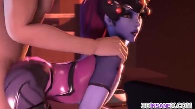 Various game heroes fucked and jizzed hard
