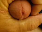 Playing with her boobs again