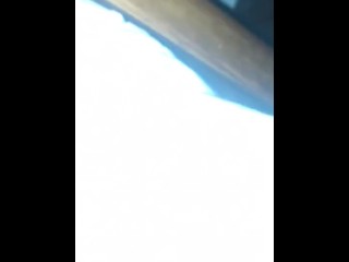 Dancing in shiny silver leggings &amp; top