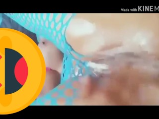 Interracial Handjob In The Bedroom
