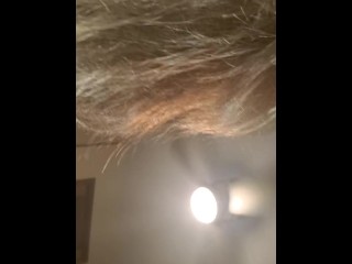 gagging on a hung young guys cock on cam