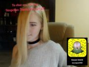 Amazing blonde in perfect action